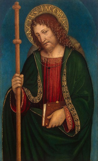 Saint James the Elder', c1500. Creator: Bergognone, Ambrogio (1453-1523).