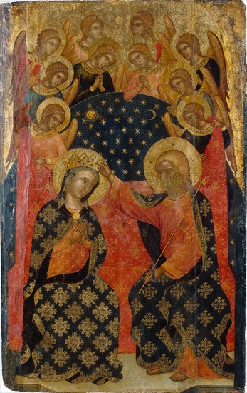 The Coronation of the Virgin', 1360s. Creator: Caterino Veneziano I (active 1362-1382).