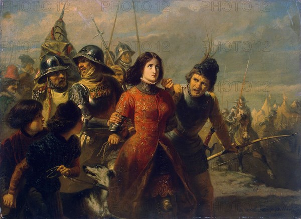 Capture of Joan of Arc', 1847-1852. Creator: Dillens, Adolphe-Alexander (1821-1877).