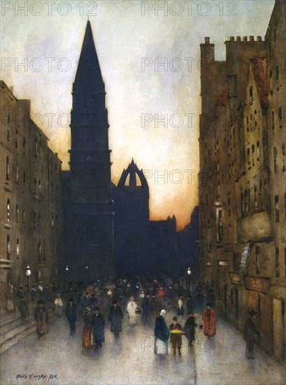 Urban Landscape', c1900. Creator: Hansen, Hans Peter (1829-1899).