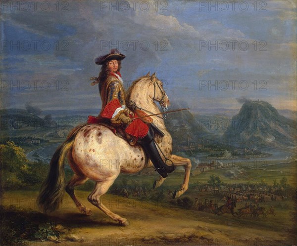 Louis XIV at the Taking of Besançon', 1674. Creator: Meulen, Adam Frans, van der (1632-1690).