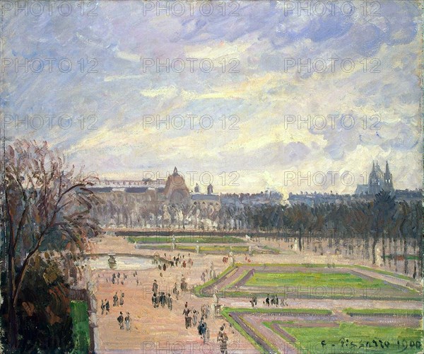 The Tuileries Gardens', 1900. Creator: Pissarro, Camille (1830-1903).