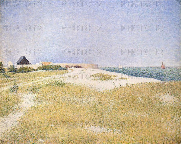 View of Fort Samson', 1885. Creator: Seurat, Georges Pierre (1859-1891).