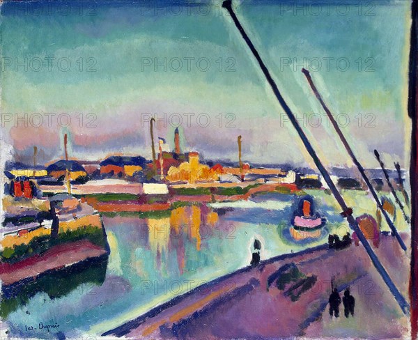 Notre-Dame Embankment, Le Havre', 1908. Creator: Dupuis, Georges (1874-1932).