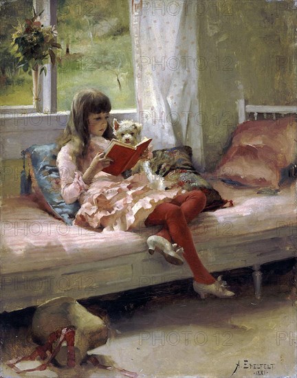 Good Friends', 1881. Creator: Edelfelt, Albert Gustaf Aristides (1854-1905).