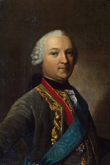 Portrait of Caspar von Saldern', (1711-1786), middle of the 18th century.  Creator: Erichsen, Vigilius (1722-1782).