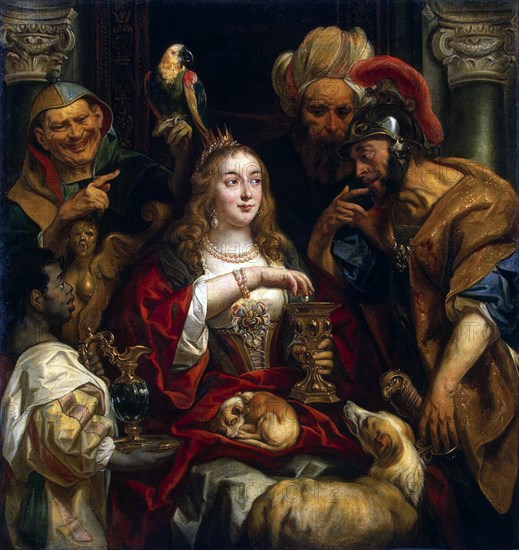 Cleopatra's Feast', 1653. Creator: Jordaens, Jacob (1593-1678).