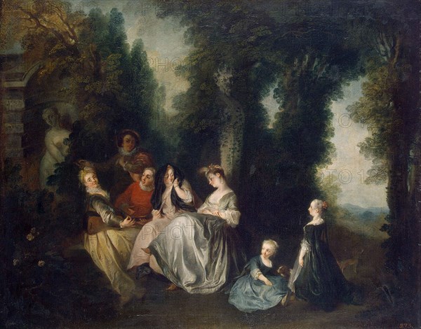 Party in the Garden', 1690-1743. Creator: Lancret, Nicolas (1690-1743).
