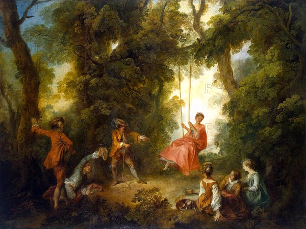 Swing', 1730s. Creator: Lancret, Nicolas (1690-1743).