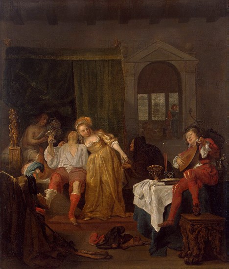 The Parable of the Prodigal Son', 1640s.  Creator: Metsu, Gabriel (1629-1667).