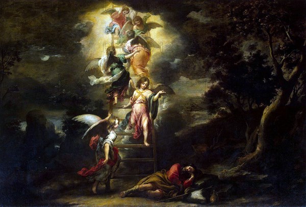 Jacob's Dream', c1665. Creator: Murillo, Bartolomé Estebàn (1617-1682).