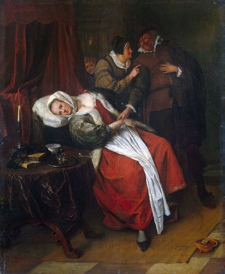 Doctor's Visit', c1660. Creator: Steen, Jan Havicksz (1626-1679).