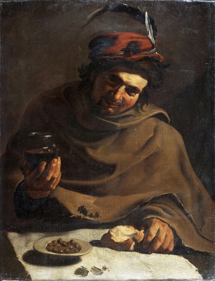 'Breakfast', early 17th century. Artist: Bartolomeo Manfredi