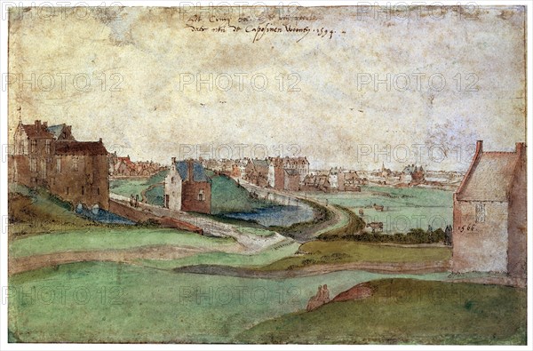'Landscape near Antwerp', 1566. Artist: Gillis Mostaert