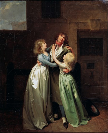 'A Mournful Parting', 1780s. Artist: Louis Leopold Boilly