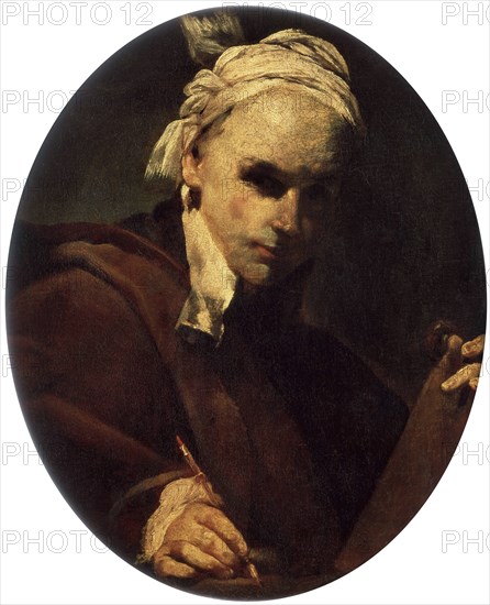 'Self-portrait', c1700. Artist: Giuseppe Maria Crespi