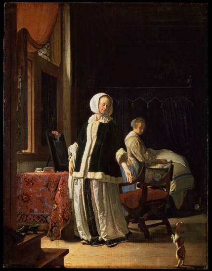 'Morning of a Young Lady', c1660. Artist: Frans van Mieris