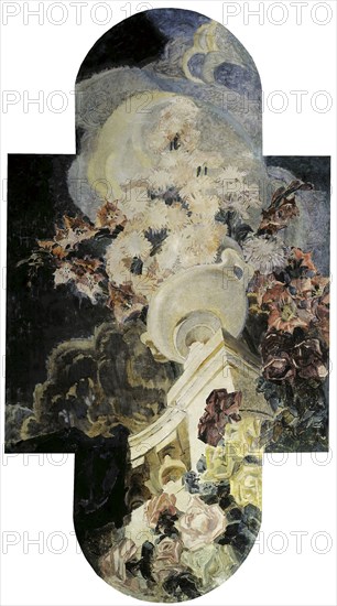 'Chrysanthemums', 1894.  Artist: Mikhail Vrubel