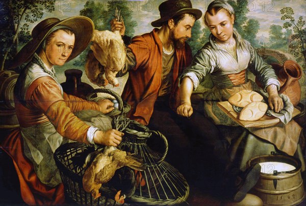 'At the Market', 1564.  Artist: Joachim Beuckelaer