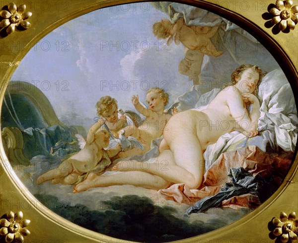 'Sleeping Venus', 18th century.  Artist: François Boucher