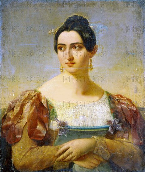 Female portrait, early 19th century. Artist: Italian Master