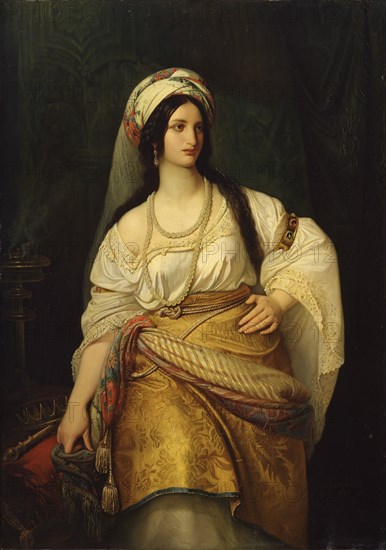 'Esther', 19th century. Artist: Hermann Anschütz