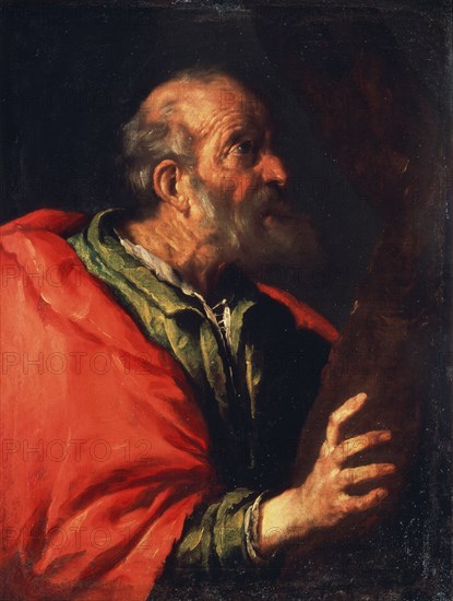 'Head of an Old Man' (the Apostle Peter?), 17th century. Artist: Bernardo Strozzi