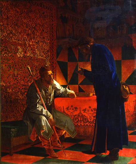 'Ivan IV and Malyuta Skuratov', 1870. Artist: Grigori Sedov