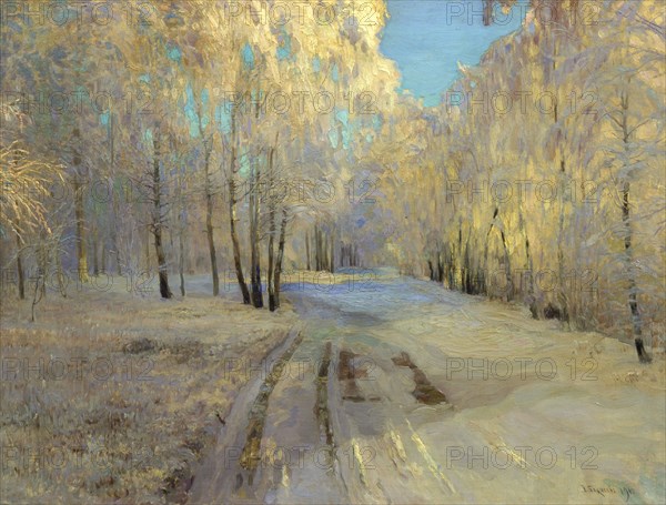 'Hoarfrost', 1900.  Artist: Vasili Baksheyev