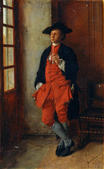 'A Smoker', 19th century.  Artist: Jean Louis Ernest Meissonier