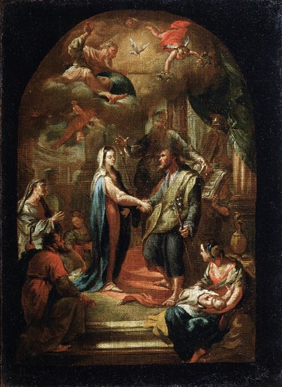 'The Marriage of Mary and Joseph', 18th or early 19th century. Artist: Domenico Corvi