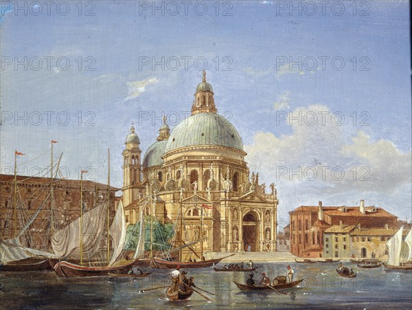 'The Santa Maria della Salute Church', 19th century. Artist: Victor Adam
