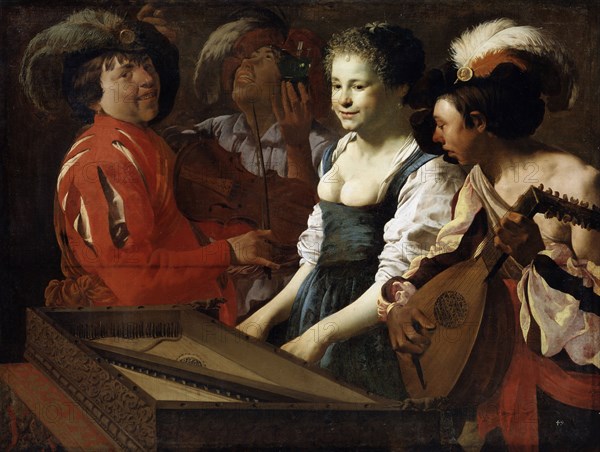 'Concert', 1626.  Artist: Hendrick ter Brugghen