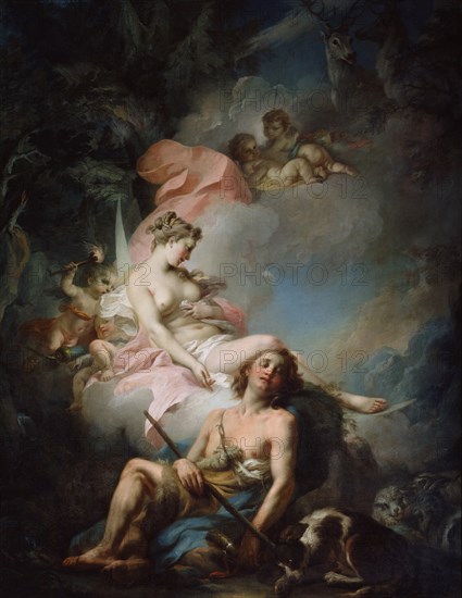 'Selene and Endymion', 1760s.  Artist: Stefano Torelli