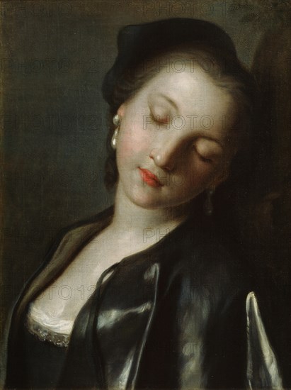 'Sleeping Young Woman', mid 18th century. Artist: Pietro Rotari