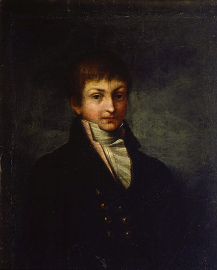 'Portrait of the Poet Konstantin N Batyushkov', 1800s. Artist: Russian Master