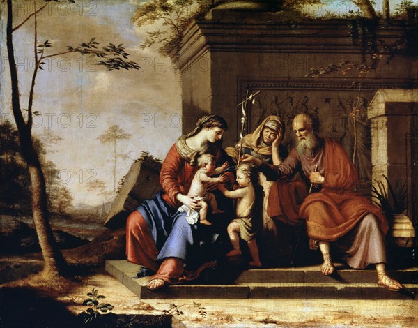 'The Holy Family', 1655. Artist: Pierre Cauchy