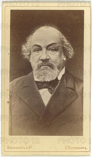 Portrait of the writer Aleksey Pisemsky (1821-1881).