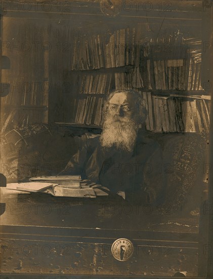 Theorist of narodism, philosopher, publicist, and sociologist Pyotr Lavrov (1823-1900), ca 1895.