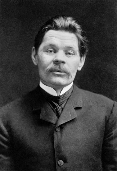Portrait of the Author Maxim Gorky (1868-1936), c. 1906.