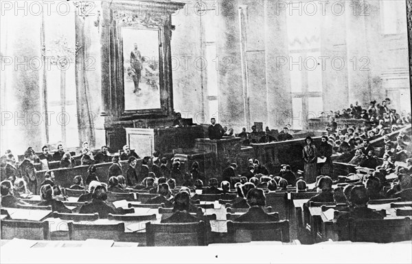 First Imperial Duma in session on 1917 March 17, 1917.