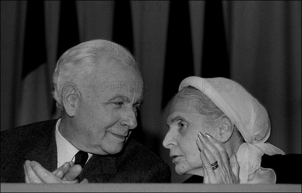 Elsa Triolet and Louis Aragon, 1960s.