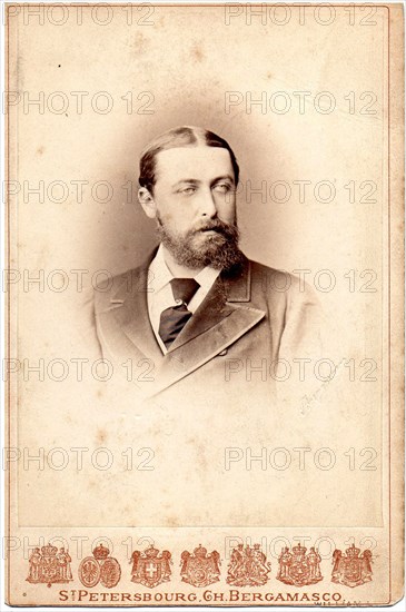 Portrait of Eugen Maximilianovich, 5th Duke of Leuchtenberg (1847-1901), 1870s.