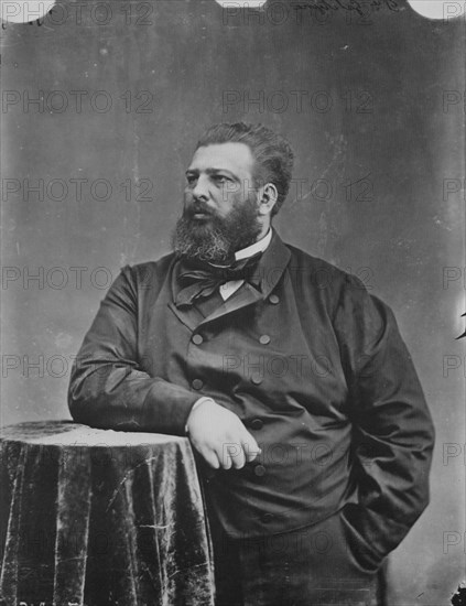 Portrait of the Composer Prince Juri Nikolayevich Golitsyn (1823-1872), ca 1860.