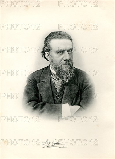 Portrait of astronomer Hugo Gylden (1841-1896), 1903.
