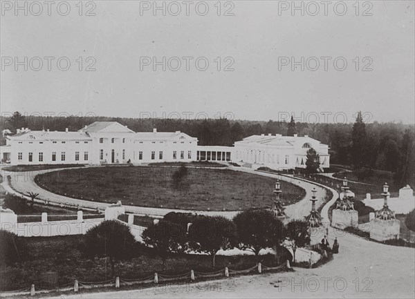 The Vlakhernskoye-Kuzminki estate of Prince Sergey Mikhaylovich Golitsyn, 1890s.