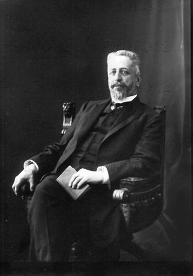 Architect Alexander von Hohen (1856-1914), 1900s.