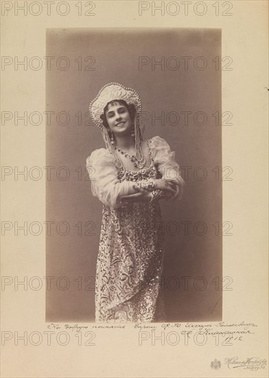 Portrait of the Prima ballerina Mathilde Kschessinska (1872-1971), 1912.