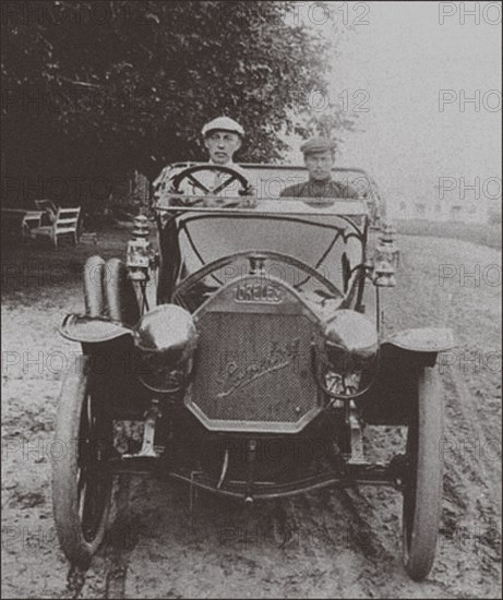 Composer Sergei Rachmaninov (1873-1943) Ivanovka, 1910.