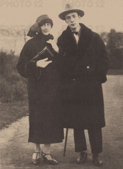 Nabokov and Vera Slonim, ca 1923.